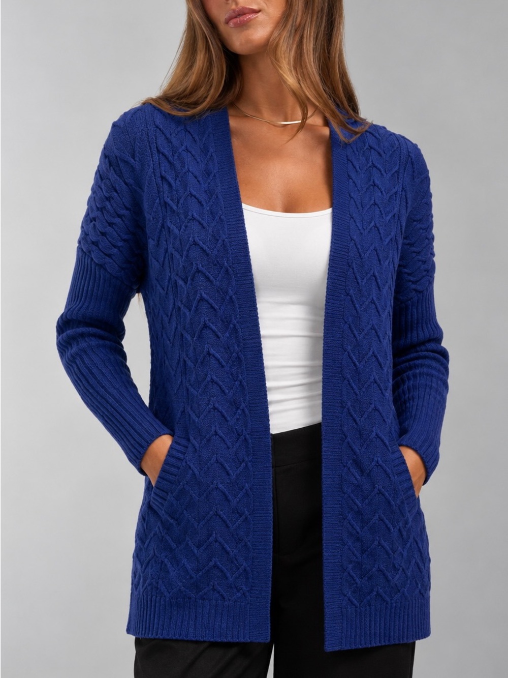 Cyrus Textured Knit Cardigan
